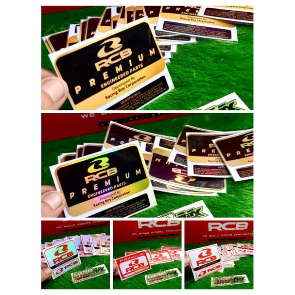 Stiker Shock Tabung Belakang RCB Sticker Shock tabung RCB