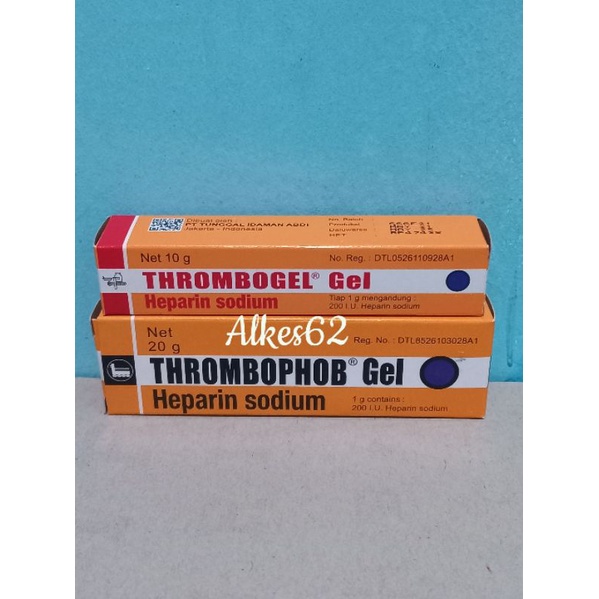 Thrombogel gel 10 gram / Thrombophom gel 20 gram / obat memar