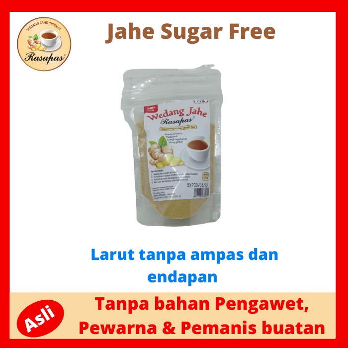 

Bubuk Jahe Sugar Free (non gula). Larut tanpa ampas (BERKUALITAS)