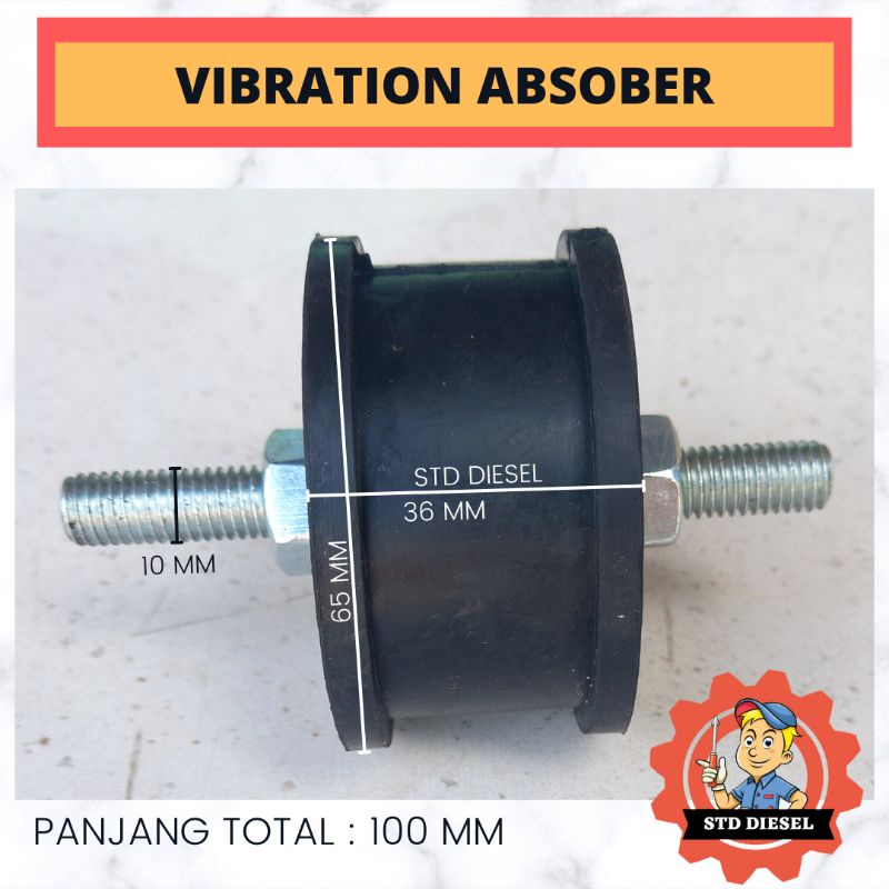 VIBRATION ABSOBER SERBAGUNA ENGINE MOUNTING MESIN ENJIN MONTING