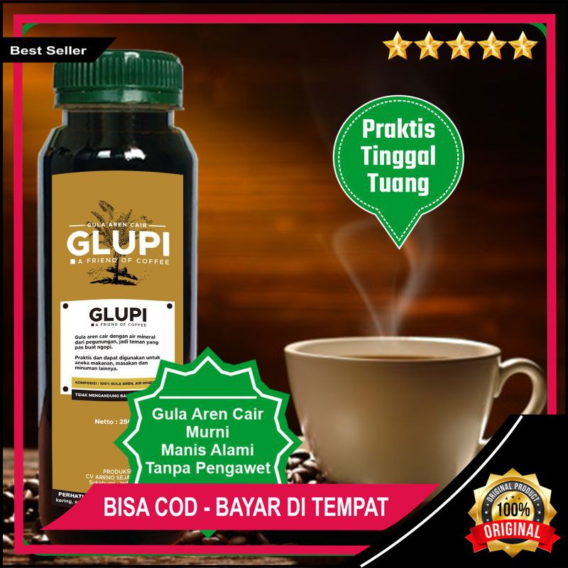 

DAVEGA STORE - GULA ENAU-AREN CAIR | PALM SUGAR UNTUK ES CINCAU | GLUPI