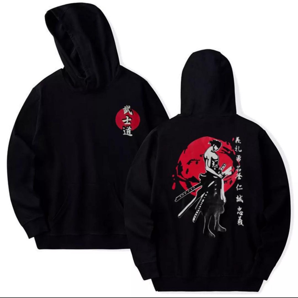 Jaket SAMURAI JAPANESE HOODIE }} Jaket Sweater Hoodie Jepang Original Pria COD Bayar ditempat