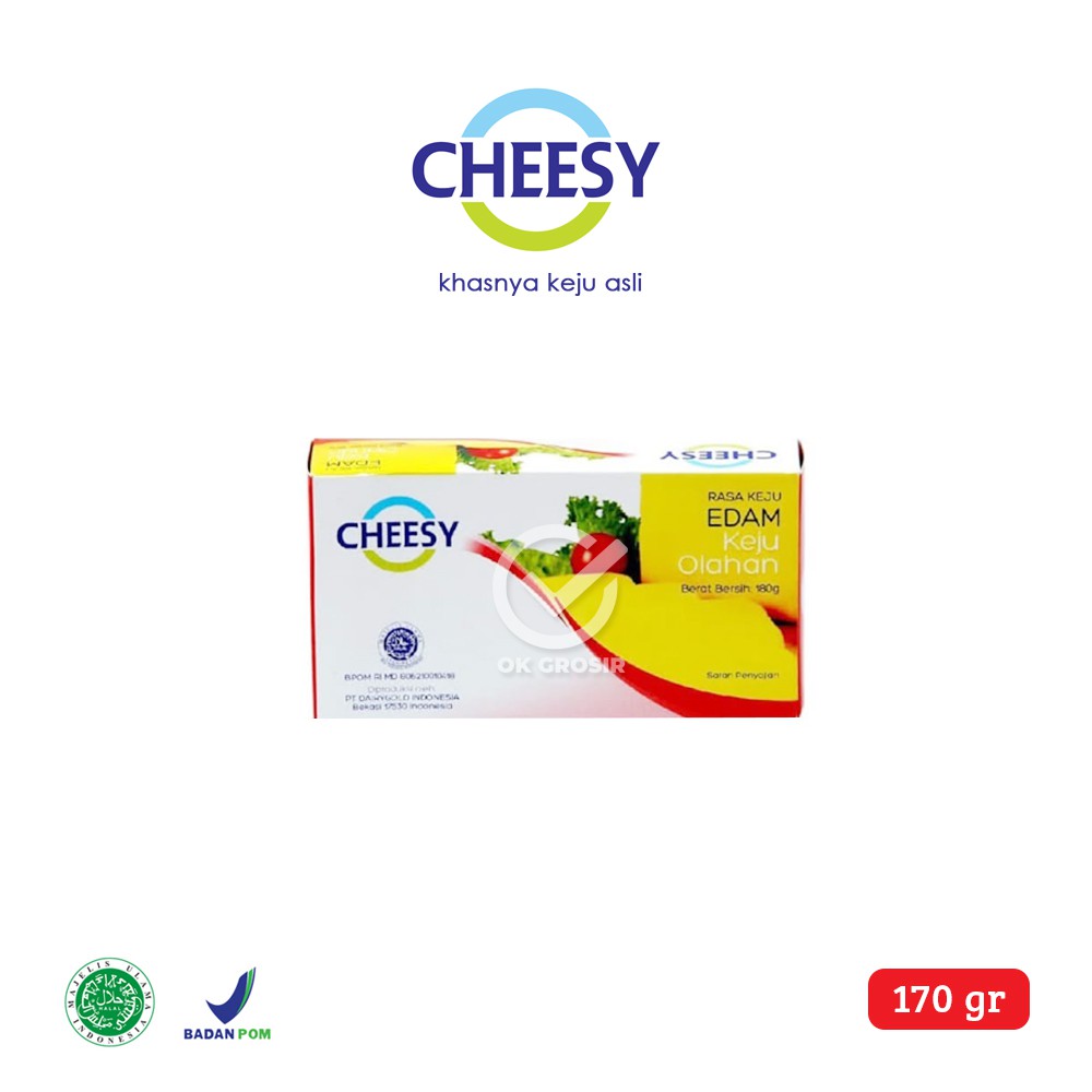 Jual Cheesy Keju Rasa Edam Keju Olahan Cheese 170 Gr Shopee Indonesia