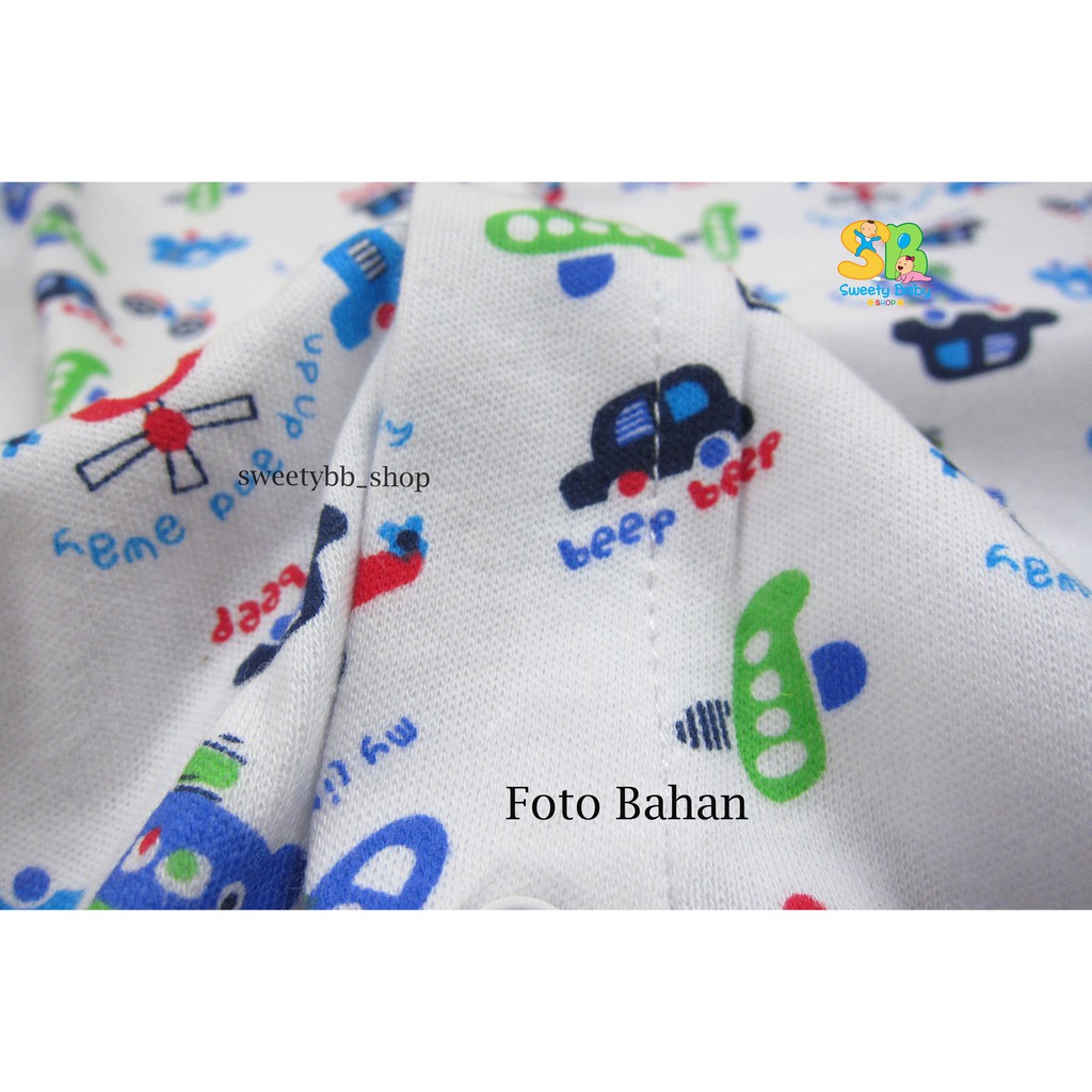 Jumper carte / romper carte / piyama bayi / baju tidur anak / sleepsuit carte isi 2