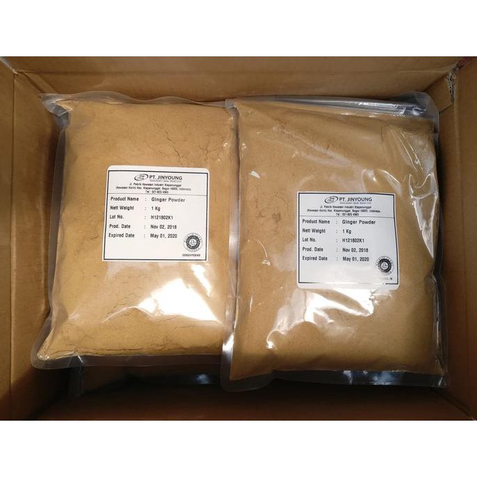 

Ginger Powder / Jahe Putih Bubuk 1 Kg Murni Halal Varietas Jahe Gajah