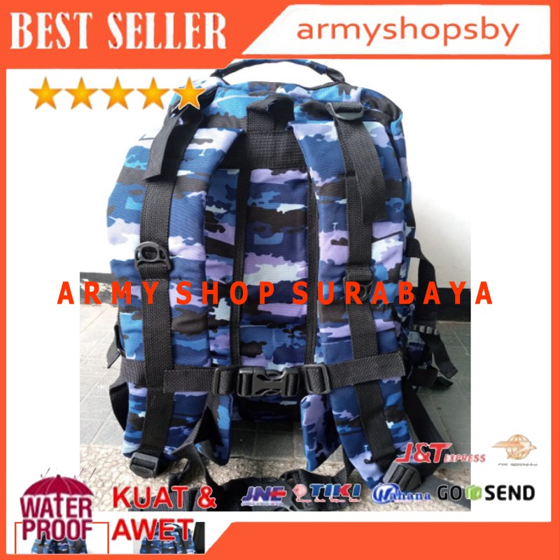 ArmyShopSBY Terlaris Tas Punggung Loreng TNI-AU - Tas Lebanon Jumbo - Ransel Loreng AURI AU