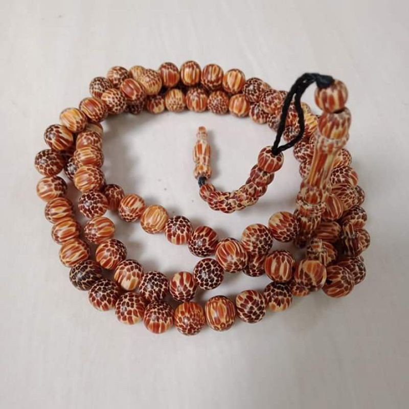 Tasbih Liwung Macan Merah Asli Tasbih 99 Tasbeh liwung Merah 8mm