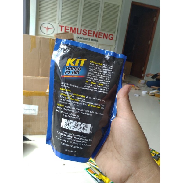 Kit Wiper Fluid 400 Ml Refill Air Cairan Wiper Mobil Pembersih Kaca Mobil 400Ml Kemasan Pouch