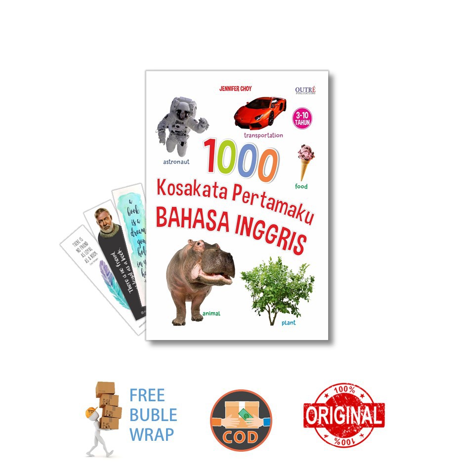 Jual Buku 1000 Kosakata Pertamaku Bahasa Inggris Indonesia|Shopee Indonesia