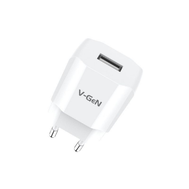 [COD] VGEN TRAVEL CHARGER 1PORT 1.2A CHARGING KABEL VTC1-07A ORIGNAL