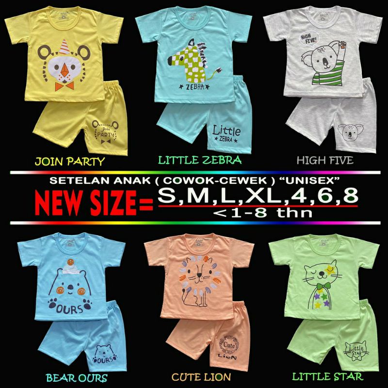 Setelan Anak Kelfi, Setelan Pendek, setelan anak cewek, setelan anak cewek