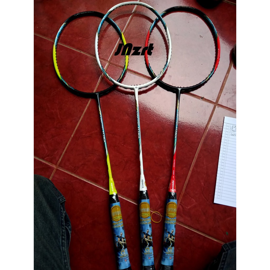 Raket Racket Badminton Bulu Tangkis Apacs Counter Attack Ori