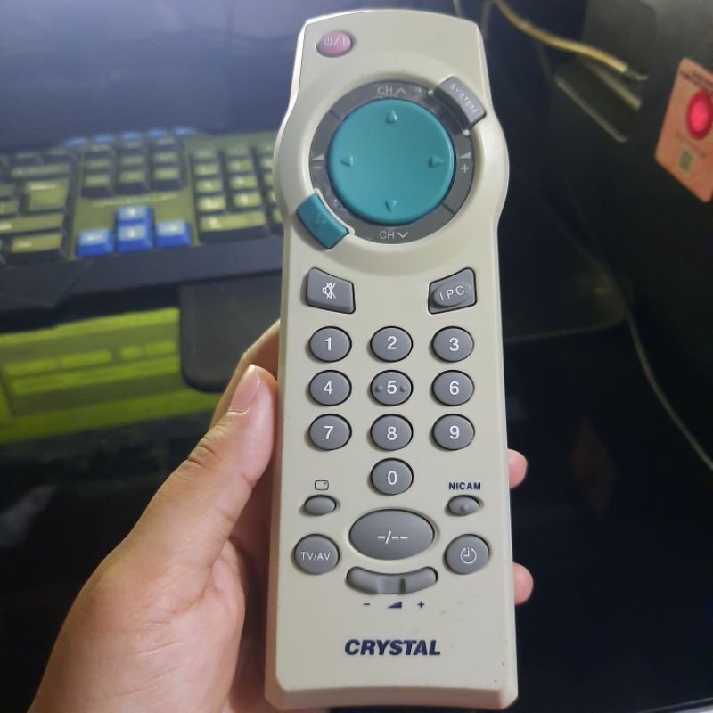 REMOTE REMOT TV TABUNG CRYSTAL ORIGINAL ASLI