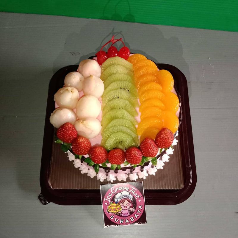 

ice cream tart buah