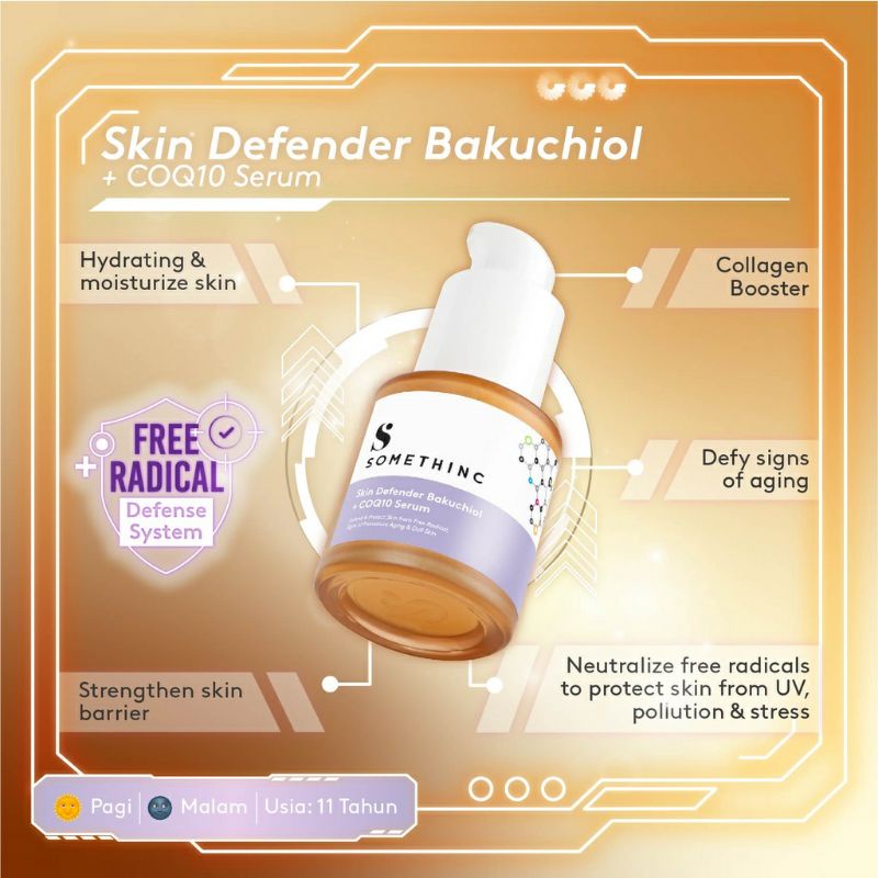 SOMETHINC Skin Defender Bakuchiol + COQ10 Serum