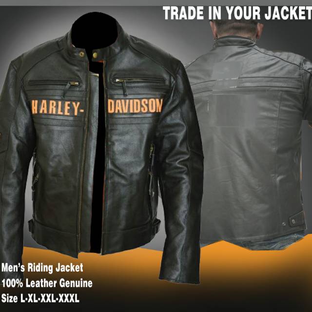 Jaket kulit harley