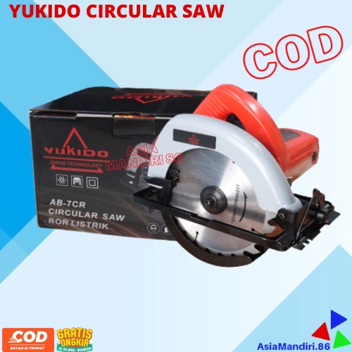 BISA COD !!! YUKIDO Circular Saw / Mesin Gergaji / Mesin Potong