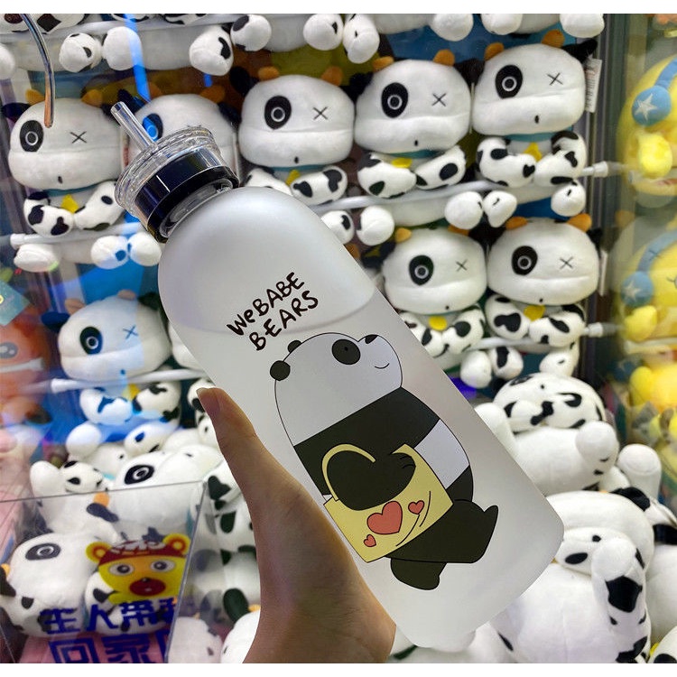 Botol Minum 1 Liter We Bare Bear / Botol Minum 1000ml We Bare Bear