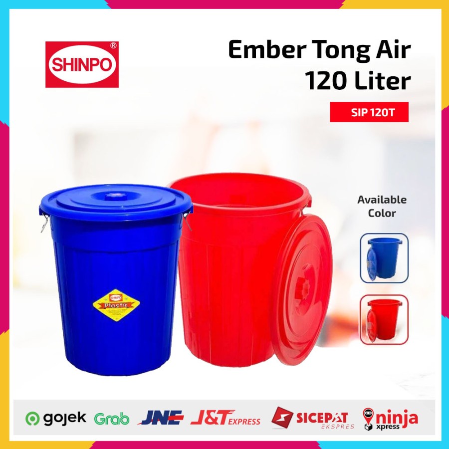 Ember Tong Air 120 Liter Shinpo SIP-120T Tempat Penyimpanan Plastik