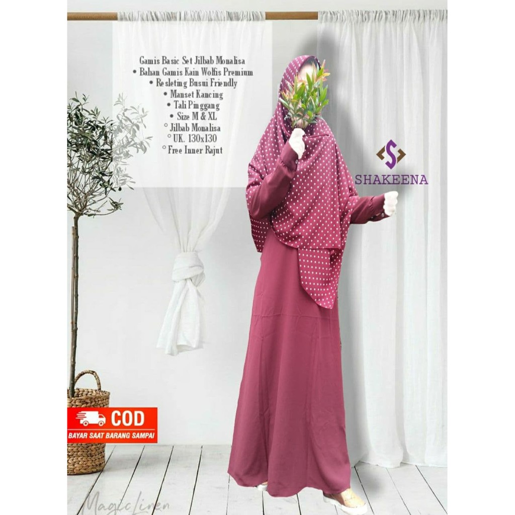 Gamis set wolfis