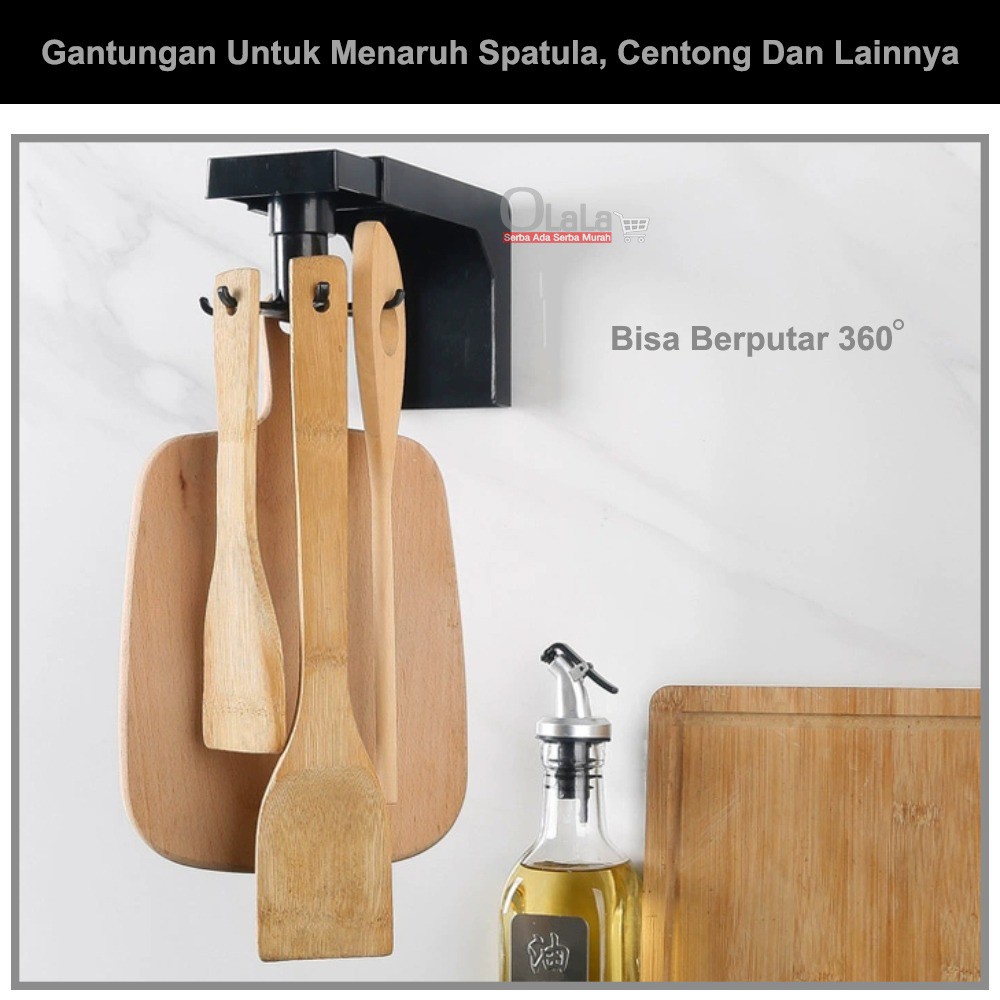 Gantungan putar dapur / gantungan  spatula OLL-640