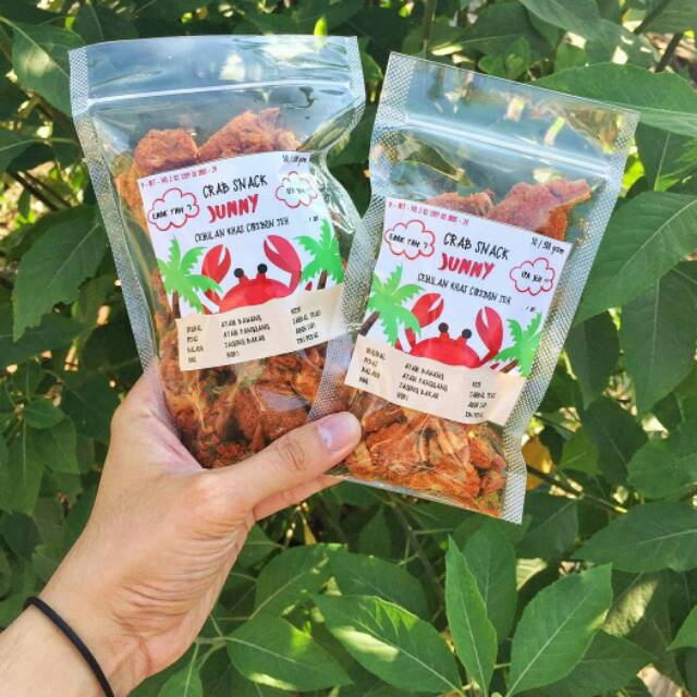 

BABY CRAB, KERIPIK KEPITING CRISPY KRIUK 50GR / OLEH2 KHAS CIREBON JEH