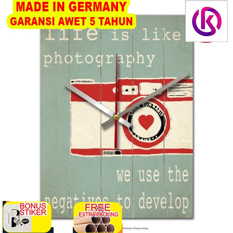 

Promo Jam Dinding Unik Artistik - Photography Wall Clock