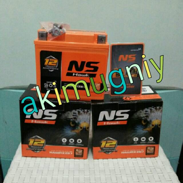 aki motor honda genio iss garansi 12 bulan ns hawk gtz7s ytz7s ytz6v