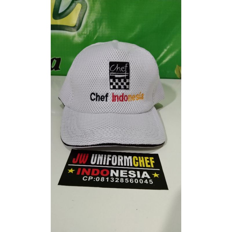 Topi chef INDOCHEF UNIFORM