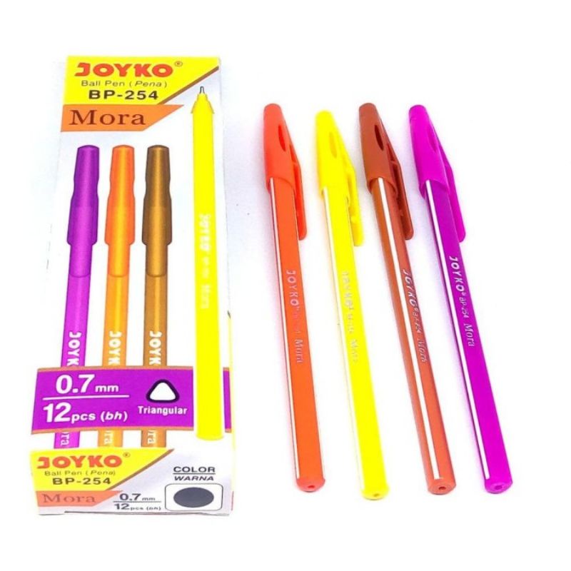 

Pulpen Murah Joyko Mora Isi 12pcs BP-254 (Triangular)