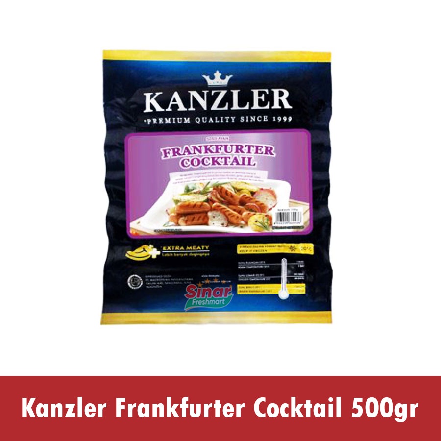 

[SINAR.FRESHMART] KANZLER FRANKFURTER COCKTAIL / SOSIS SAPI [500gr]