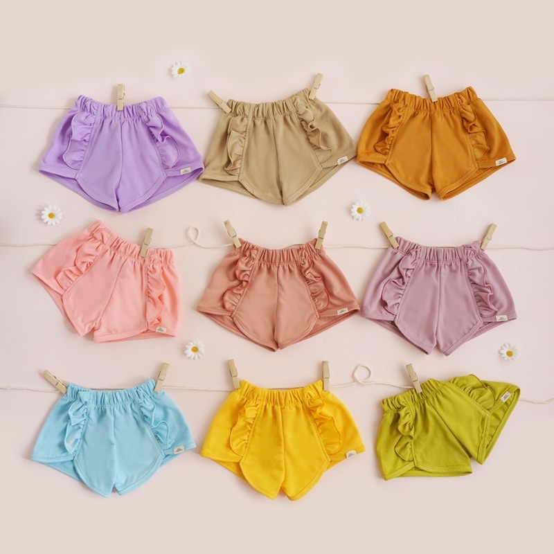 LITTLE DYRA Ruffle Short / Celana Pendek Anak 6bln-4tahun