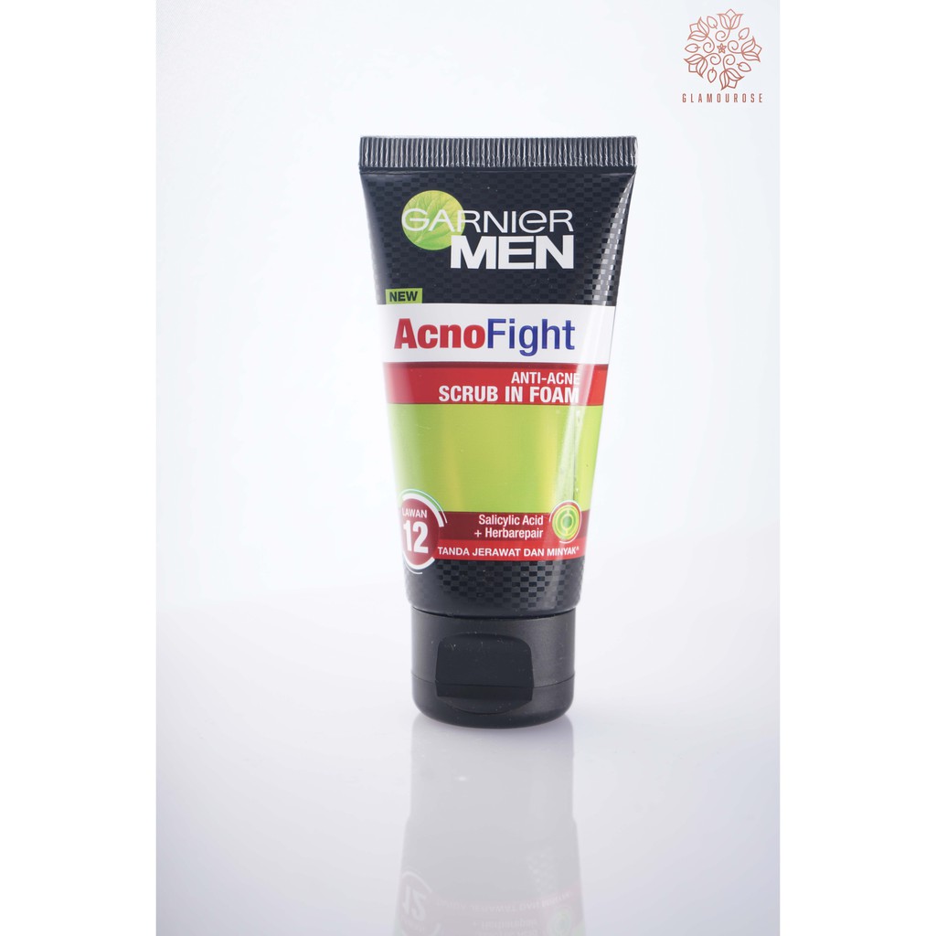 ❤️Glamouroseshop❤️ Garnier Men Acno Fight Scrub In Foam 50 ml