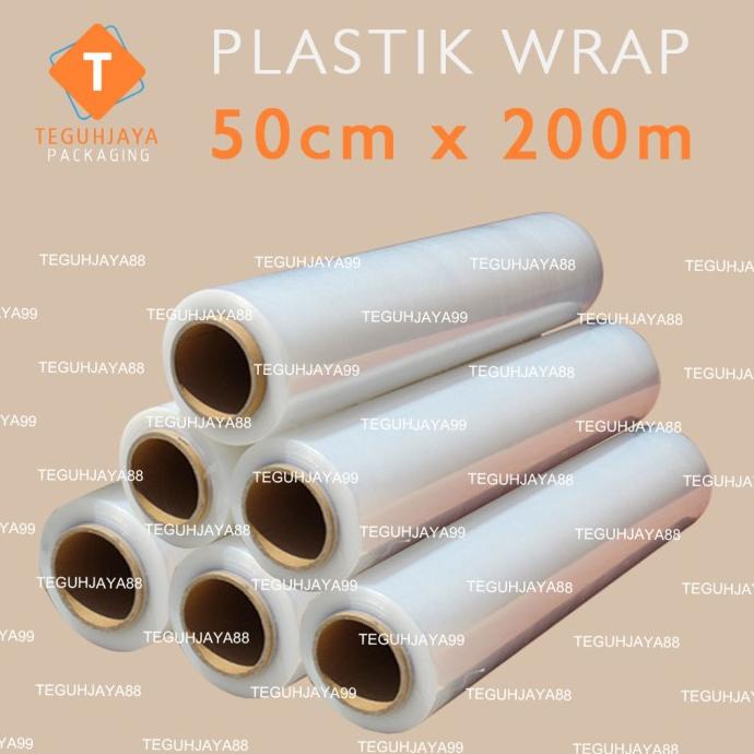 Rp41.000/Rol Plastik wrapping / Wraping / Stretch Film 50cm x 200m