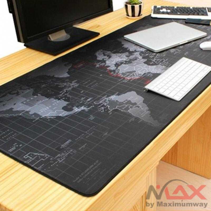 Taffware Gaming Mouse Pad XL Desk Mat Motif Peta Dunia - MP002