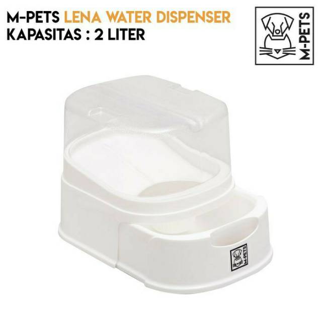 M-pets Lena Water Dispenser 2 Liter/Tempat Minum  Anjing Kucing