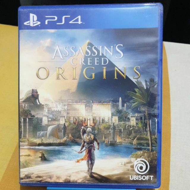 Kaset PS4 Playstation 4 Game Assassins Creed ORIGINS reg 3 Bekas