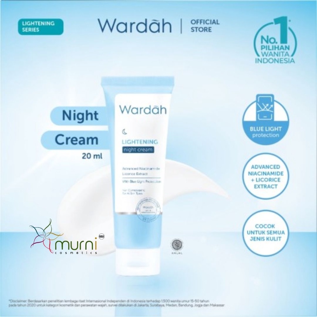 WARDAH Lightening Night Cream 20ml