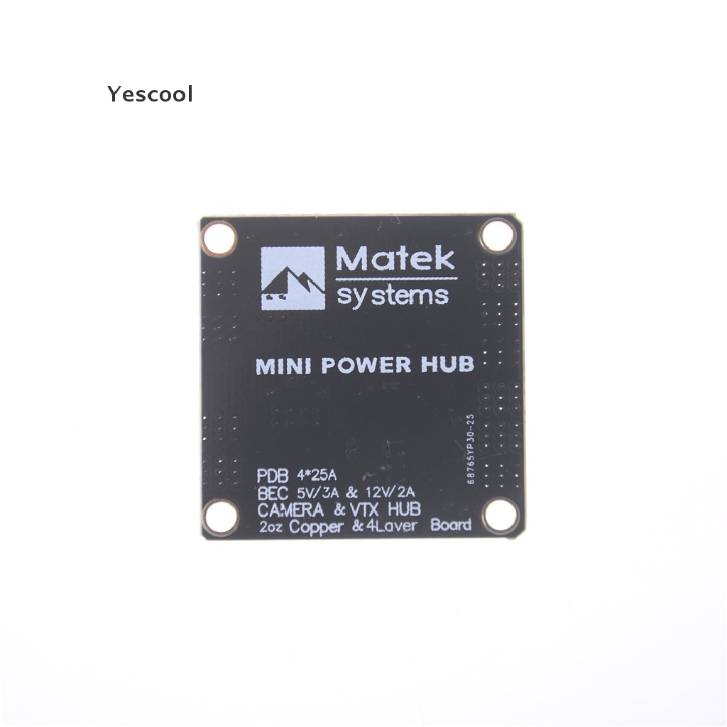 Yescool New Matek Mini Power Hub Power Distribution Board PDB with BEC 5V &amp; 12V for FPV .