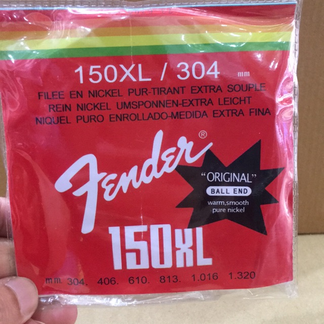 senar guitar fender 150XL / 304 accoustic set | senar tali gitar fender akustik set
