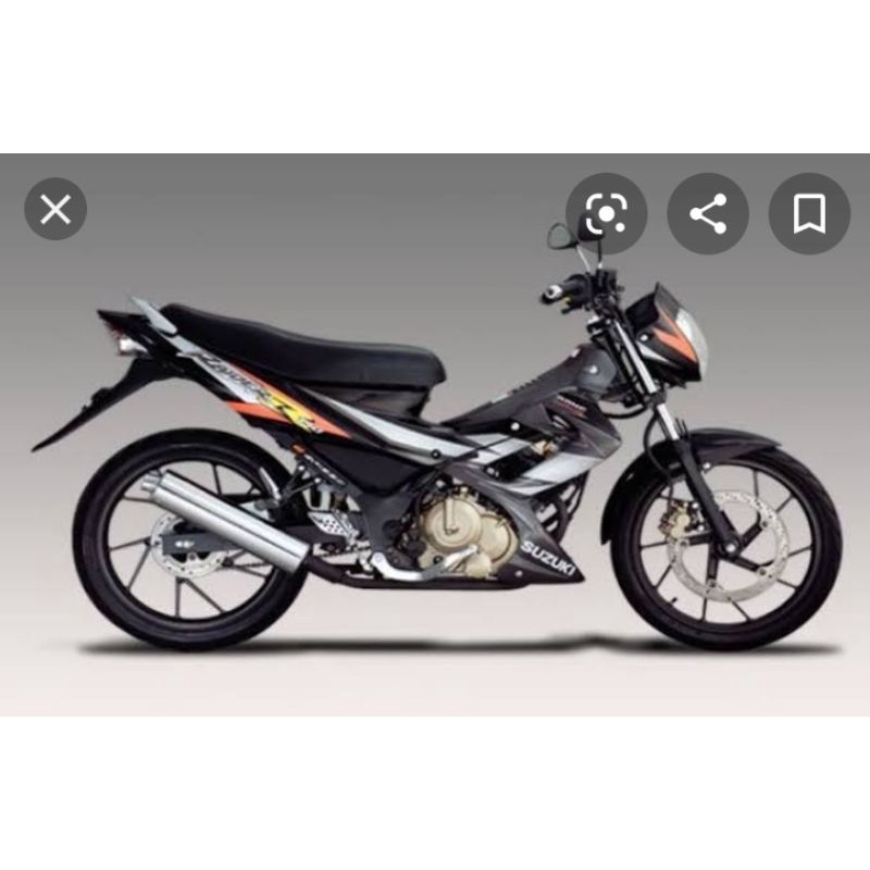 Bodi Suzuki Satria FU Warna Hitam Tahun 2012