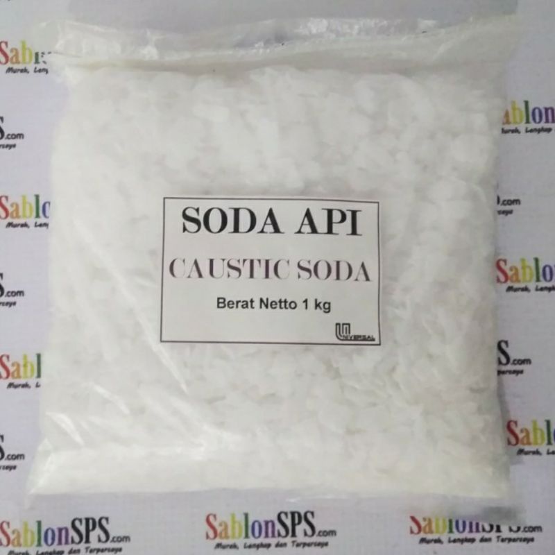 CAUSTIC SODA FLAKES / NaOH 1KG