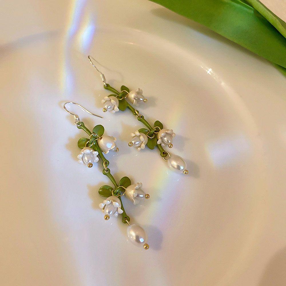 Lily Lily Menjuntai Anting Pernikahan Wanita Perhiasan Gaya Korea Piercing Drop Earrings