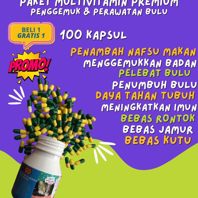 TERLARIS obat bulu kucing anjing rontok penumbuh obat pelebat bulu kucingAnjing Asli