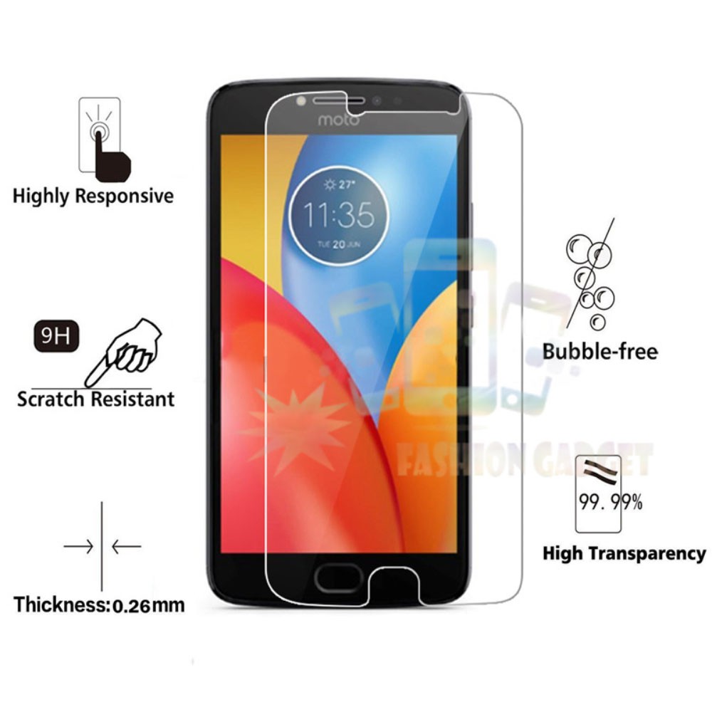 Tempered Glass Motorola Moto E4 Plus / Anti Gores Kaca Screen Protector Screen Guard Pelindung Layar