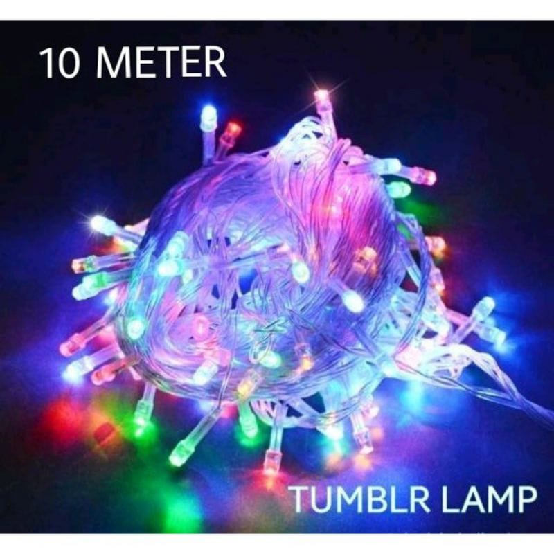 [ JB99 ] Lampu Tumblr RAINBOW / Lampu Natal LED / Dekorasi / Twinkle Light