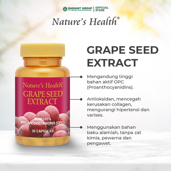 NATURES HEALTH Grape Seed Extract (30)