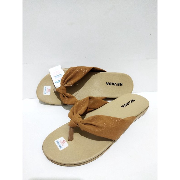 sandal wanita wedges Nevada jepit terbaru