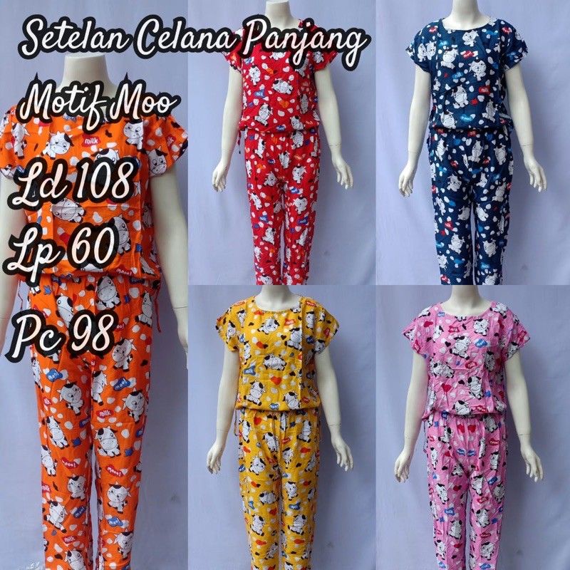 SETELAN BABYDOOL BALI MOTIF MOO