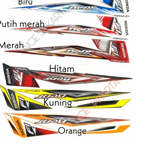 ❂ STIKER STRIPING BEAT FI 2014 ◙